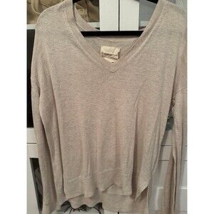 Lucky Brand Beige V-Neck Sweater – Size XS